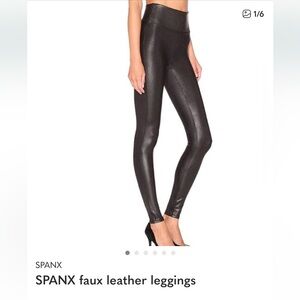 Spanx Faux Leather Leggings